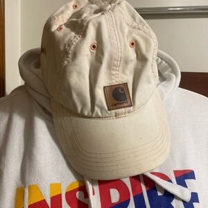 Pale pink Carhartt hat